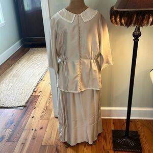 Charming Champagne Nooshin Skirt & Blouse